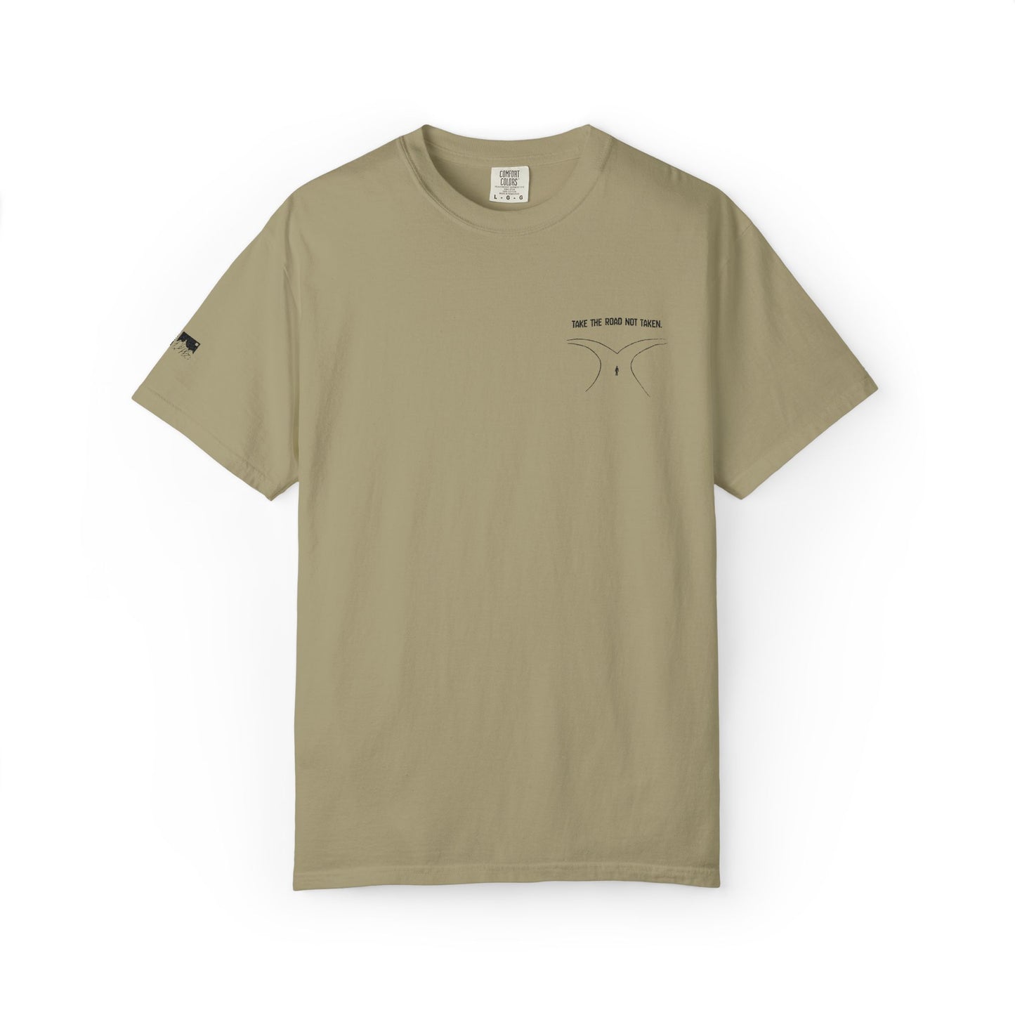 Women’s Outdoor Two Paths Take The Road Not Taken Seek the Horizon T-shirt