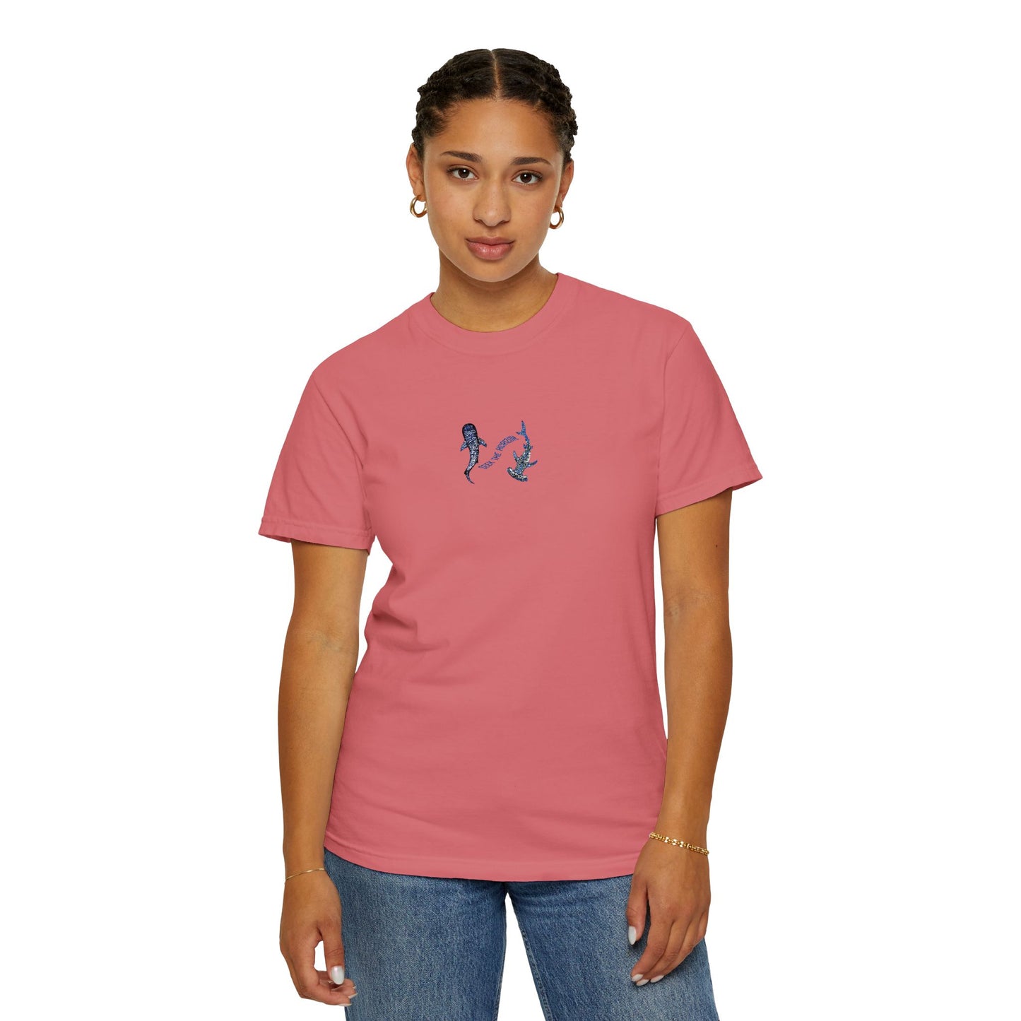Women’s Ocean Lovers Whale Shark Hammerhead Seek the Horizon T-shirt