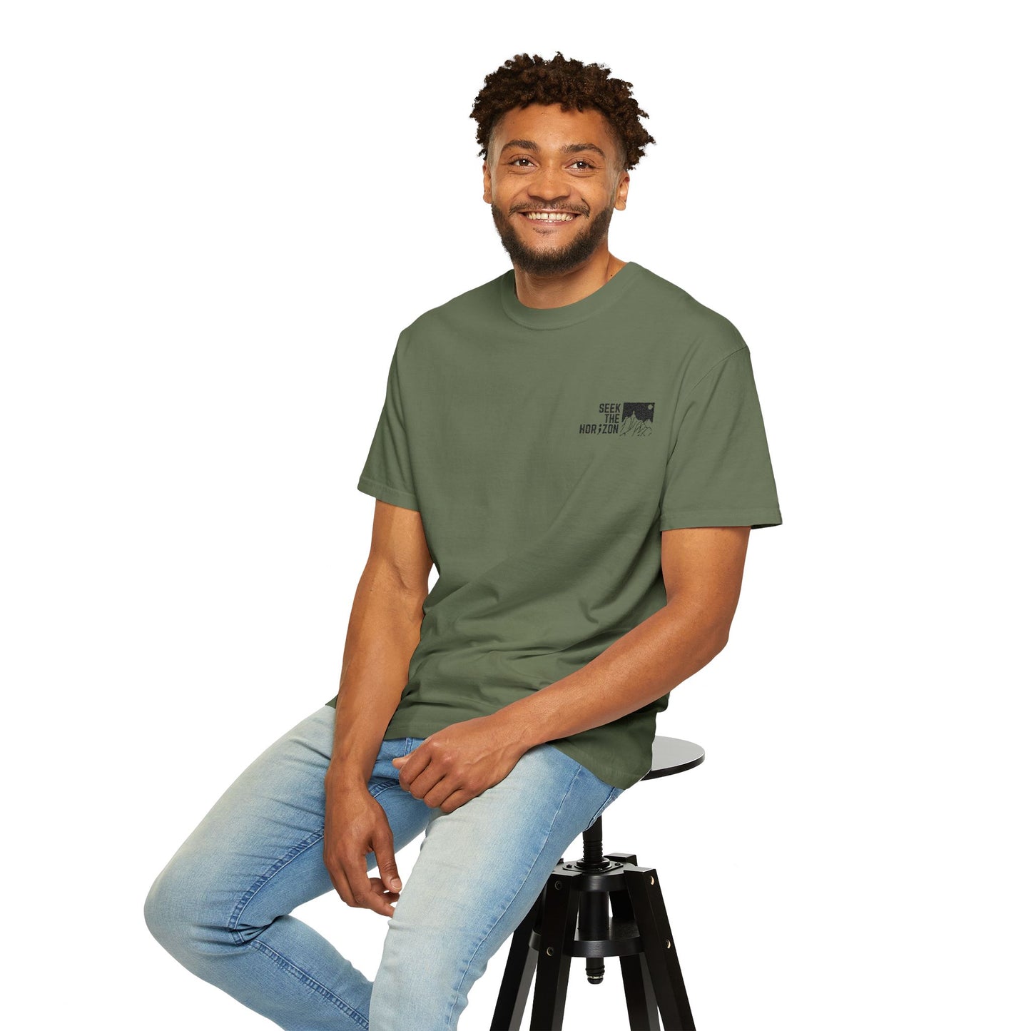 Men’s Outdoor Mental Resilience Seek the Horizon T-shirt