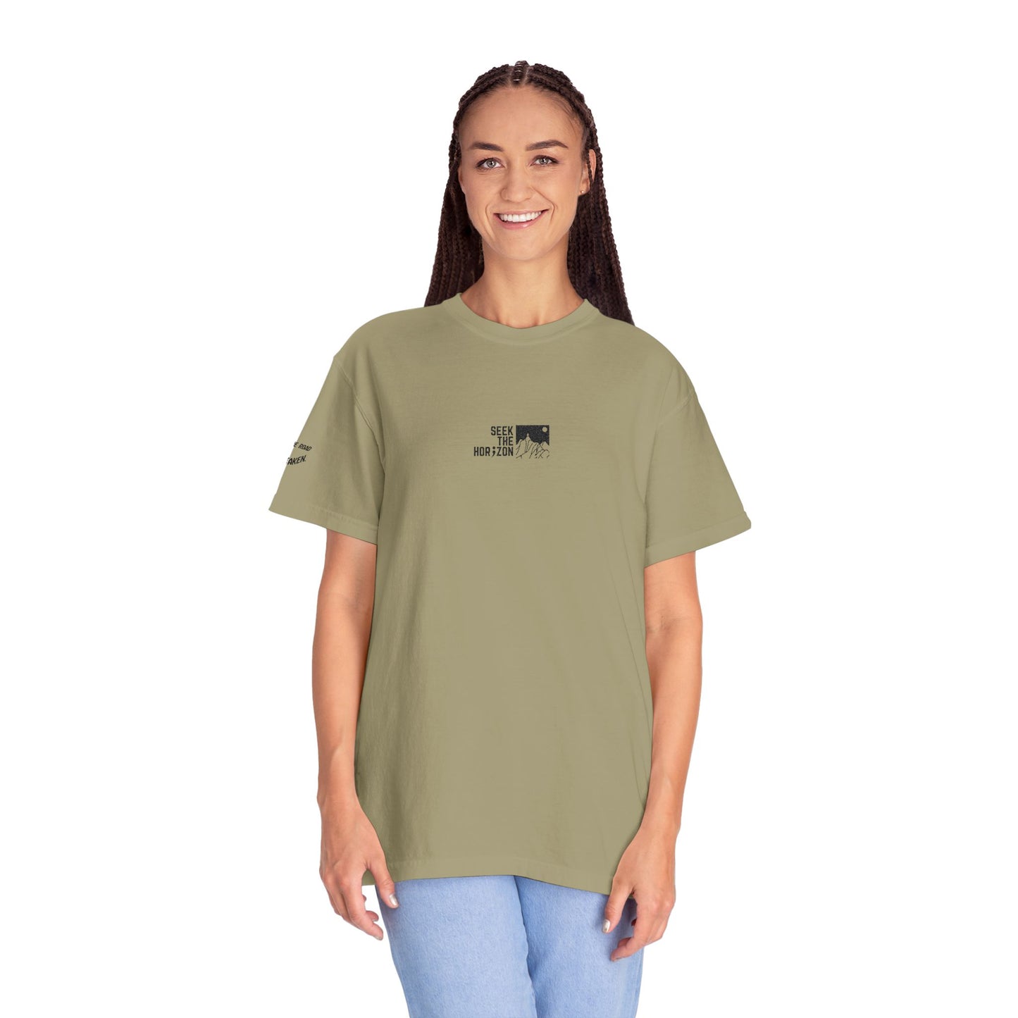 Women’s Take the Road Not Taken Outdoor Seek the Horizon T-shirt