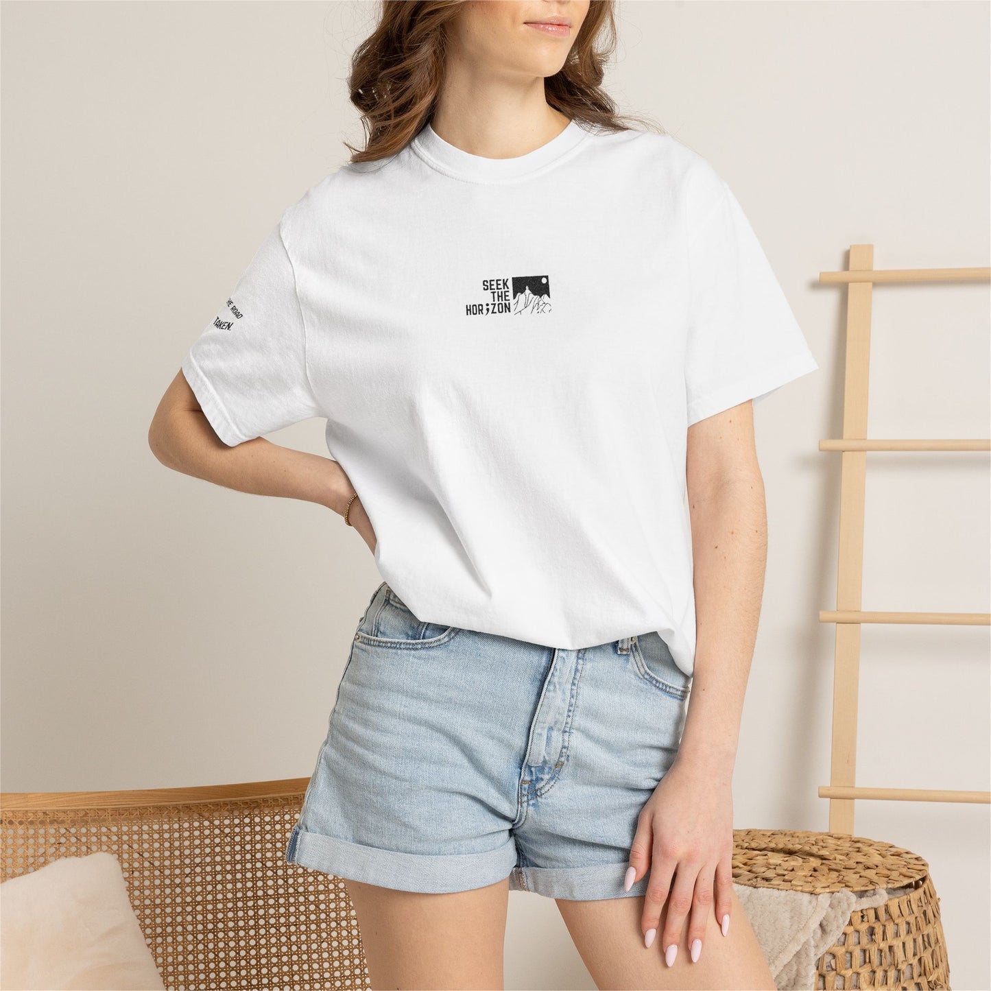 Women’s Take the Road Not Taken Outdoor Seek the Horizon T-shirt