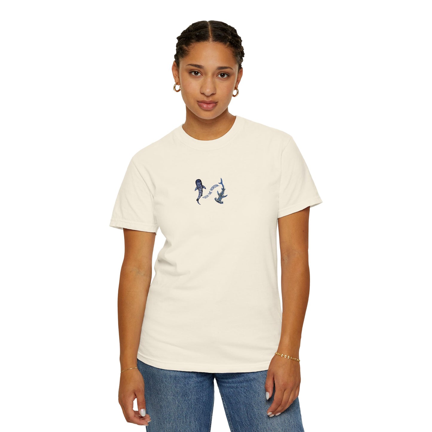 Women’s Ocean Lovers Whale Shark Hammerhead Seek the Horizon T-shirt