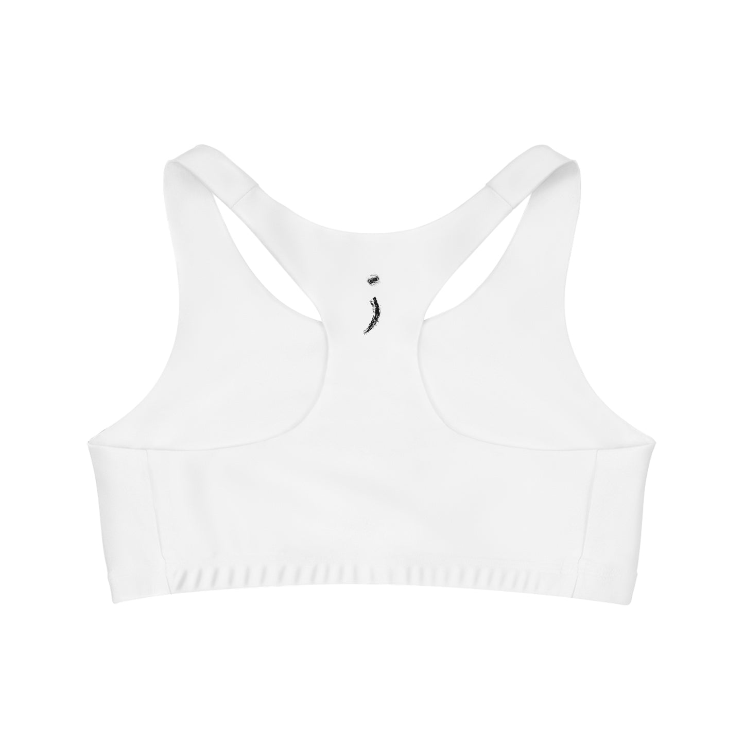 Seek the Horizon Women's White Seamless Sports Bra