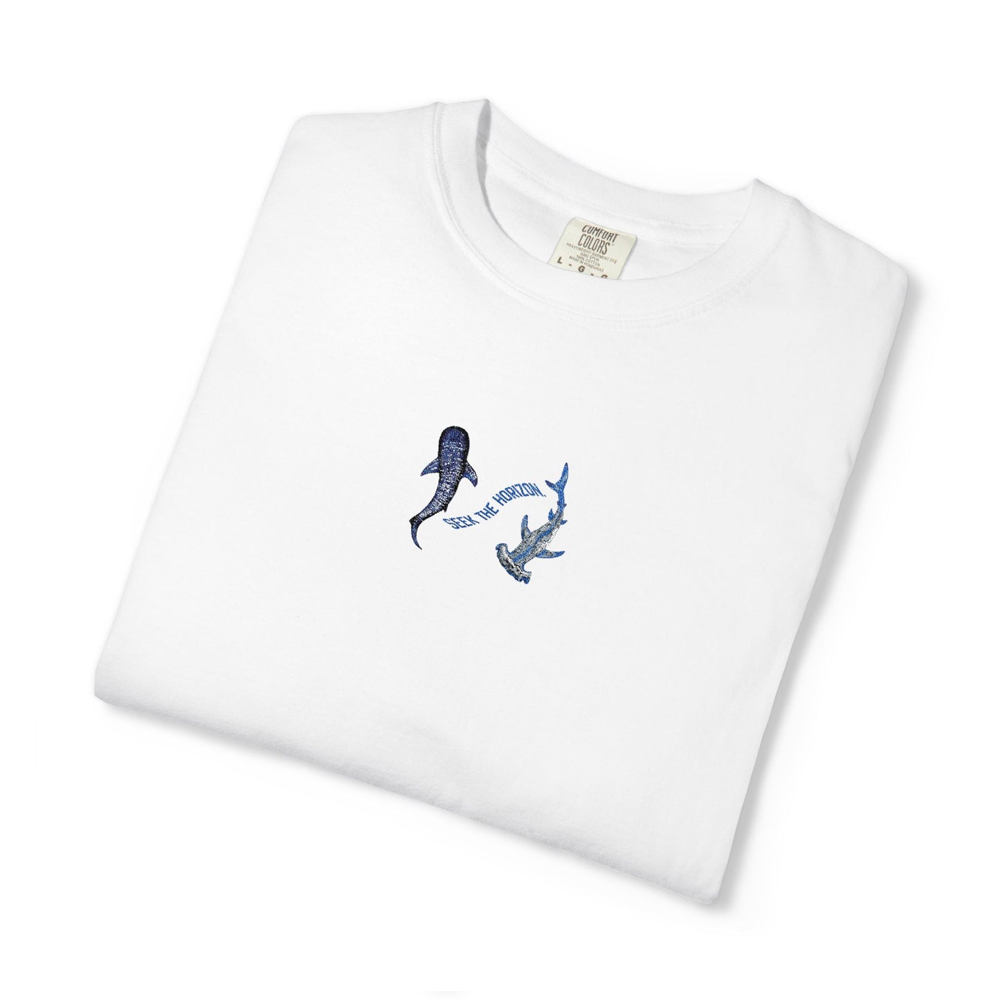 Men’s Ocean Lovers Whale Shark Hammerhead Seek the Horizon T-shirt