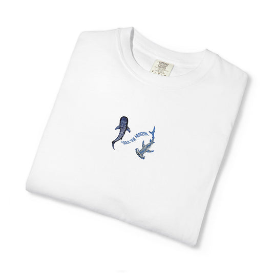 Men’s Ocean Lovers Whale Shark Hammerhead Seek the Horizon T-shirt