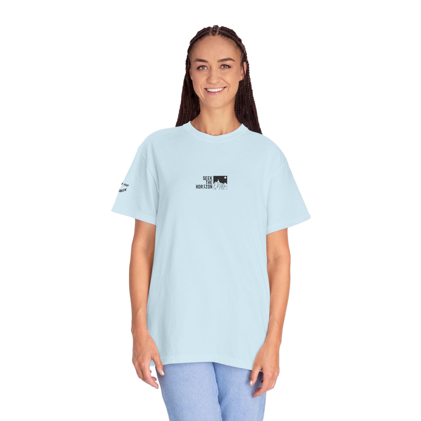 Women’s Take the Road Not Taken Outdoor Seek the Horizon T-shirt
