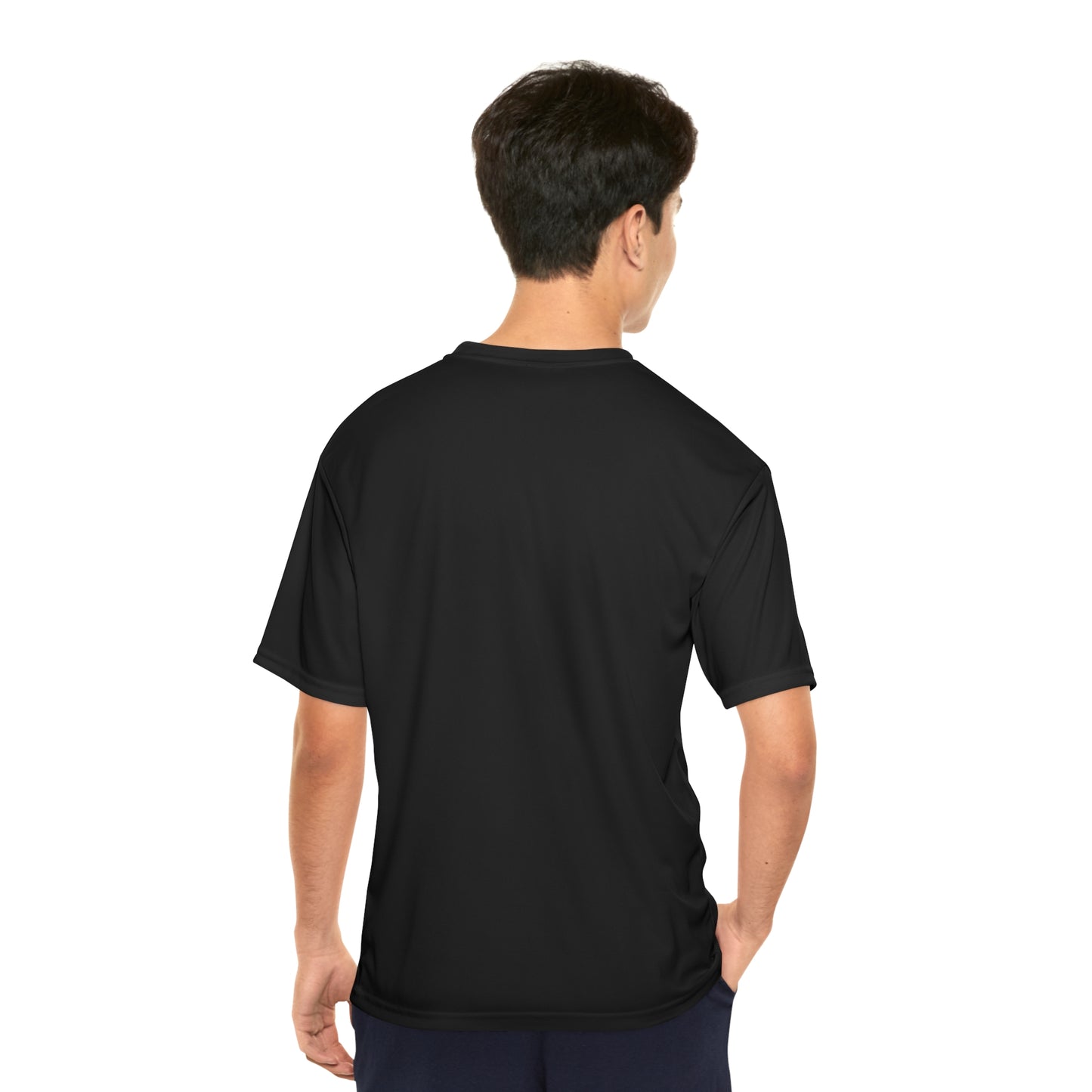 Front Seek the Horizon Sports Men's Athletic Performance Short-Sleeve T-Shirt