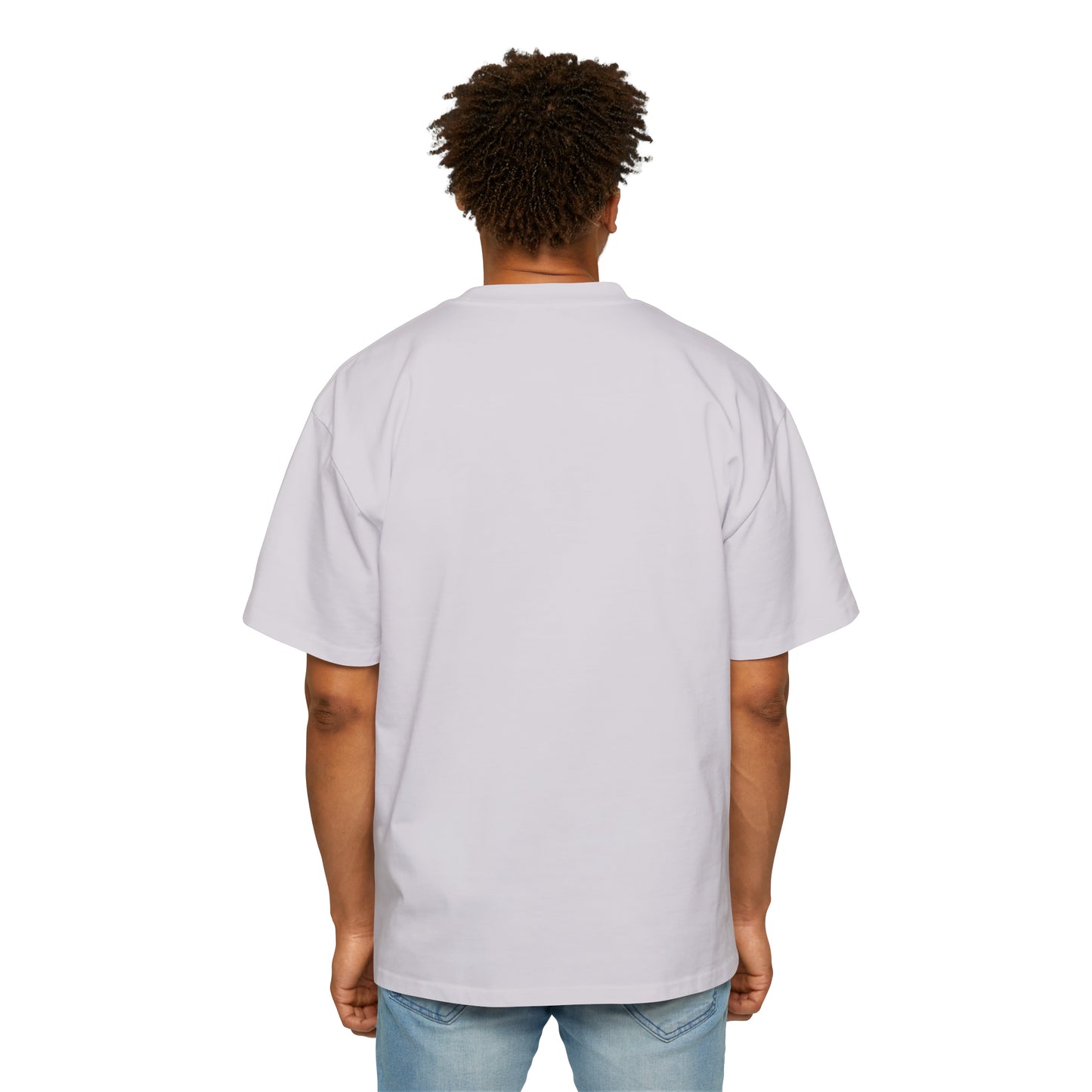 Seek the Horizon Men's Heavy Relaxed Fit Oversized Short-Sleeve T-Shirt