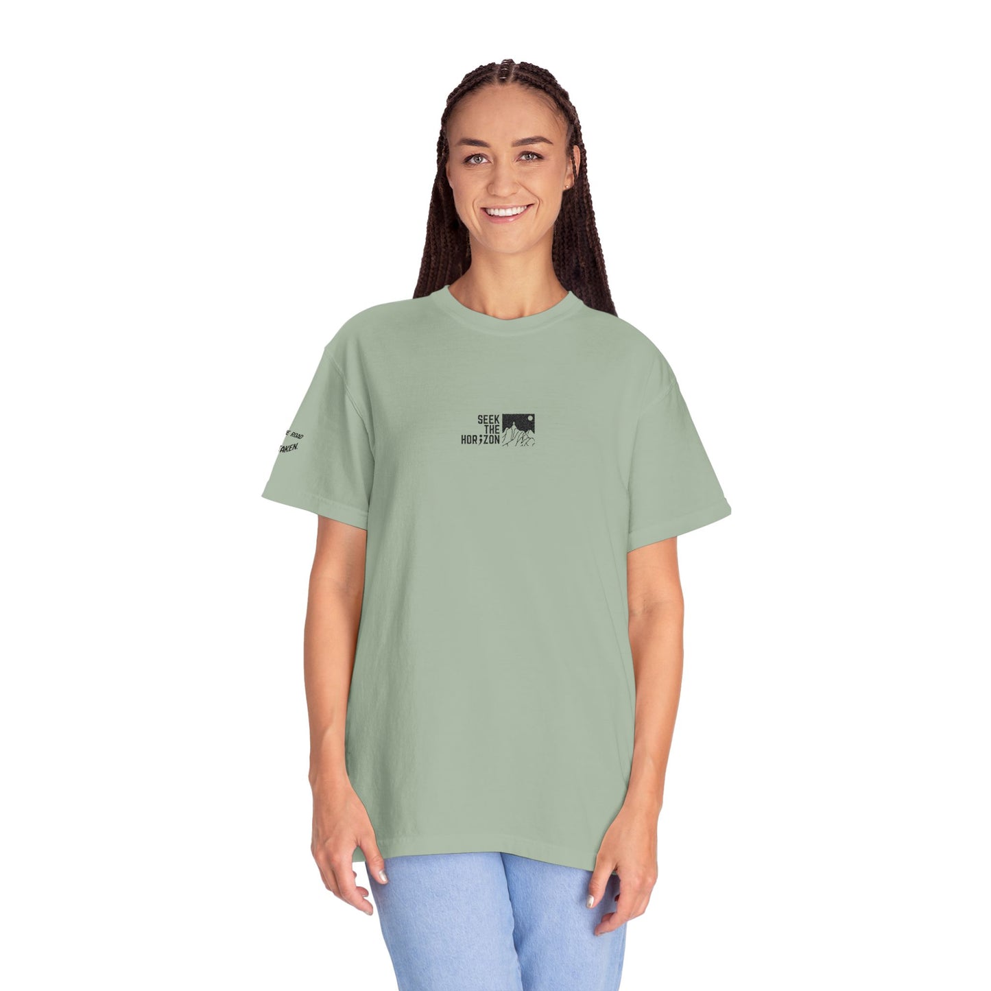 Women’s Take the Road Not Taken Outdoor Seek the Horizon T-shirt