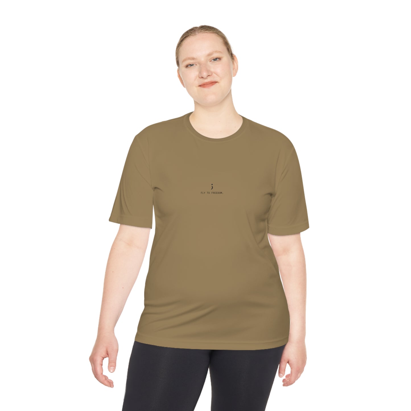 'Fly to Freedom' Athletic High-Breathability Short-Sleeve T-Shirt